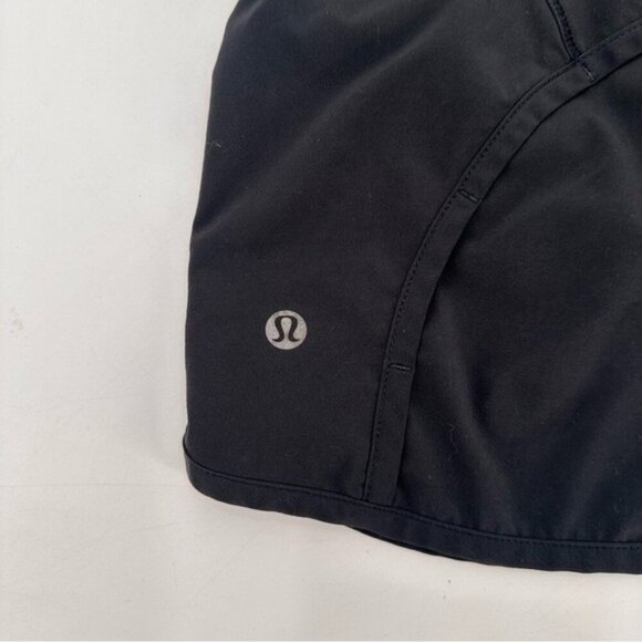 Lululemon Black Groovy Run Shorts Size 6 - Picture 3 of 6